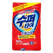 수퍼타이 베이킹소다 플러스 분말세제 리필, 1개, 10kg