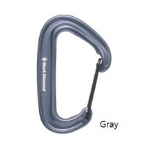 [블랙다이아몬드] 미니와이어 카라비너, Gray