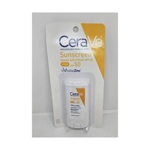 선크림 세라베 자외선 차단제 스틱 SPF 50 In Visible Zinc .47oz 오일