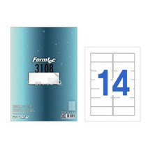 폼텍 레이저용 방수라벨 10매 PP-3108