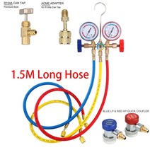 매니폴드게이지 매니폴드 고급형 에어컨 냉매 진단 게이지 에어컨싱글게이지 에어컨가스 에어컨가스주입기 냉동게이지 에어컨배관 에어컨공구 r12 r22 r-404a r-134a 냉매용, 협력사, 검은색