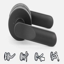 ANGE801 방문 손잡이 문고리 교체 골드 블랙 문 방문고리 도어 스텐 샷시 욕실, 800화이트열쇠형, 상세페이지 참조5