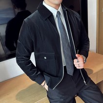 가죽코 남춘 고급스러운 광택 자켓 슬림핏 멋스러운 터틀넥 라이더복 커피 JK