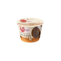 상세페이지 참조 햇반 컵반 컵밥 직화볶음짜장덮밥 280g 즉석밥 cj컵밥, 5개