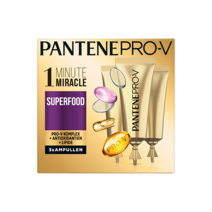 PANTENE PRO-V 팬틴 프로-V 1분 슈퍼 푸드 미라클 앰플 3팩 45mlx2, 1개