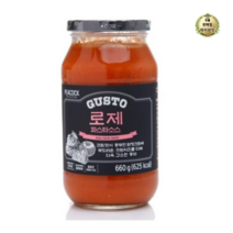 라이브잇 피코크 구스토 로제 파스타소스, 8개, 660g