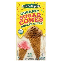 에드워드 선즈 Edward Sons Let s Do Organic 유기농 슈가 콘 롤 스타일 12 개, 기본