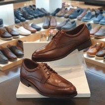 에스콰이아 남성 U팁 더비 드레스화 브라운 데일리 면접용 남자구두