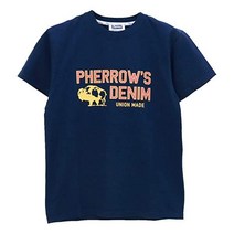 일본발송 (페로우즈) PHERROWS DENIM 21S-PT11 Mens Short Sleeve American Casual XL Navy