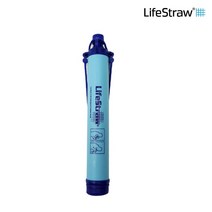 라이프 스트로우 아웃도어 휴대용 생존 스트로우 LIFESTRAW, 1개, 블루