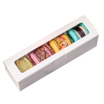 유니온팩 종이창박스(소) 마카롱 포장 상자(21x6x6cm), 10매