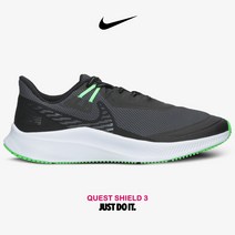 [국내매장판] NIKE QUEST SHIELD 3 나이키 퀘스트 쉴드 3 블랙 남성 편한 러닝화 헬스화 방한화