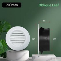 환기구 환풍구 환기창 abs air vent 그릴 조절 가능한 라운드 덕트 air 환기, a200