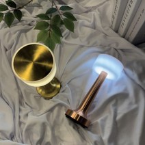 에피하임 아령조명 무선 스탠드 테이블 조명 무드등, B타입-실버