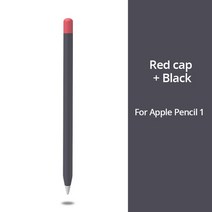 터치펜 듀얼 태블릿 호환 PZOZApple Pencil 2 1st 2nd 케이스 펜슬 태블릿 터치 스타일러스 펜 보호 커버, 04 Black 1st