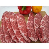 소고기 살치살 미국산 초이스등급 스테이크 구이용 1kg, 0.8cm~1cm  구이용 -1kg