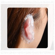 [mag] 일회용 미용실 귀덮개 염색 비닐 방수 이어캡 1P, 단품, 단품