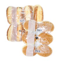 오티삼립 고소한 번스 3종햄버거빵핫도그빵 택브런치식빵수제버거햄버거만들기, 고소한 5호 번스 6입 4봉