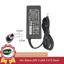 Zebra GK888T LP2844 TLP2844-Z GC420 GC420T GC420d LP2722 프린터 전원 공급 장치 용 20V 65W AC DC 어댑터 충전기, [05] Without AC Cable