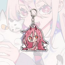 스틸엔진톱 체인톱날 체인톱연삭기 카와이 피규어 Anime Chaaw Man 키 체인 Pochita Power Makima Angel Hayakawa Aki 열쇠 고리 6cm 아크릴, [16] 17