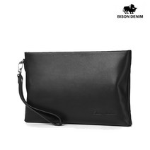 BISON DENIM 바이슨 데님 수제 가죽 손가방 파우치백 클러치백 N8027-5