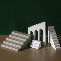 라이트앤 계단 전시 다이 스튜디오소품 장식오브제, 소형계단 (6x6x8cm)