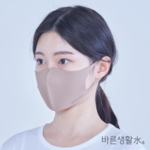 바른생활수 프리미엄 퍼프 항균 99.9% 마스크