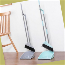 Stand type broom dustpan set 스텐드형 빗자루 쓰레받기 세트 13563470, l127-broom set gray