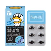 일동제약 마이니 아이케어 루테인지아잔틴 30캡슐 1박스