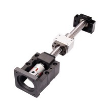 EU 창고 볼 스크류 SFU1605 / 300mm-1600mm 엔드 가공 BK12 + DSG16H 커플링 cnc 용 HM12-57 마운트, 04 1610 with HM12-57_08 750mm