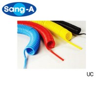 우레탄코일호스 10X6.5 UC-1065 웨레탄코일튜브 상아뉴매틱, UC-1065-100, R:빨강