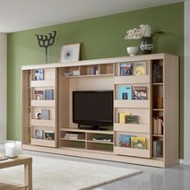 에든가구 거실 TV 책장 거실서재화 EDSS-2519 월플렉스, 오크, 47인치-최대 가로길이 1070mm