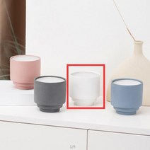 캔들용기 세라믹 2pcs 380ml 매트 촛불 diy 아로마 테라피 향기로운 컨테이너, 하얀, 9x9x9cm, 2개