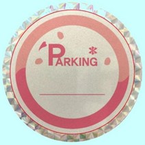 차량용 스티커 제작 주차증 홀로그램 반사 100매, 23