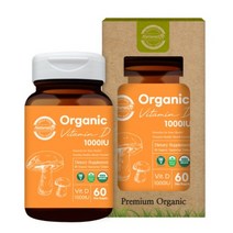 네추럴라이즈 유기농 비타민D 1000IU 300mg x 60정 2개월분, 단일속성, 없음