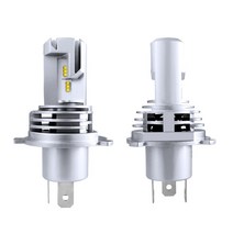 Canbus 팬리스 CSP LED 헤드라이트 전구 아우디 혼다 자동차 오토바이용 헤드램프 하이 및 로우 빔 2X H, 05 H7