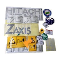 히타치 부품 굴삭기 휠터 의자 트랙 시트 자동차 스티커 경고 스티커 hitachi zax70-5g 75us 135us 225us 135ur 128 138ur 55ur 차량 바디, zax225us
