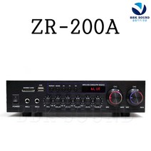 ZARA 매장앰프 ZR-200A 2채널 160W 스피커4개연결 블루투스 USB FM라디오