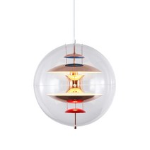 베르판 Verpan VP 글로브 램프 플래닛 조명 무드등, 40cm금투명선