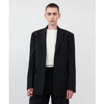 INSILENCE 패널드 울 블레이저 BLACK Panel Wool Blazer