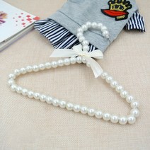 강아지 진주 옷걸이, 핑크, 핑크