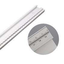 눈금자 티트랙 300mm 목공용 T트랙 티슬롯 썰매 지그, 1개