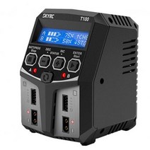 국내 정식 인증 제품 (SK-100162-02) SKY RC T100 100W AC 5A Dual Balance Charger (듀얼 5A AC 고속 충전기)