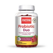 자로우 포뮬러스 Jarrow Formulas 프로바이오틱 듀오 라즈베리 30억 구미 90개, One Color, One Size