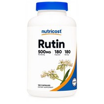 뉴트리코스트 루틴 500mg 180정 Nutricost Rutin, 1개, 기본