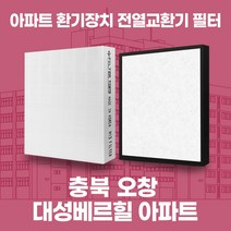 청주 오창대성베르힐 아파트 환기시스템 전열교환기 필터 H13등급 공동구매, 29평, 단품세트(헤파1+프리1)
