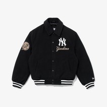 뉴에라 공식스토어 [스타필드안성] 뉴에라 MLB 뉴욕 양키스 플레이풀 바시티 재킷 블랙_13944733