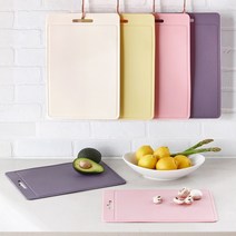 [리본제이]폼폼 실리콘 항균 이유식 안심도마 35cm, 베이비핑크