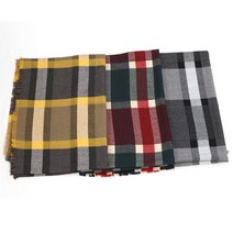 [이자이 Esaie] EWSL2004 클래식 체크 캐시미어 머플러