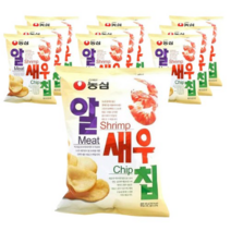 농심 알새우칩, 68g, 10개입